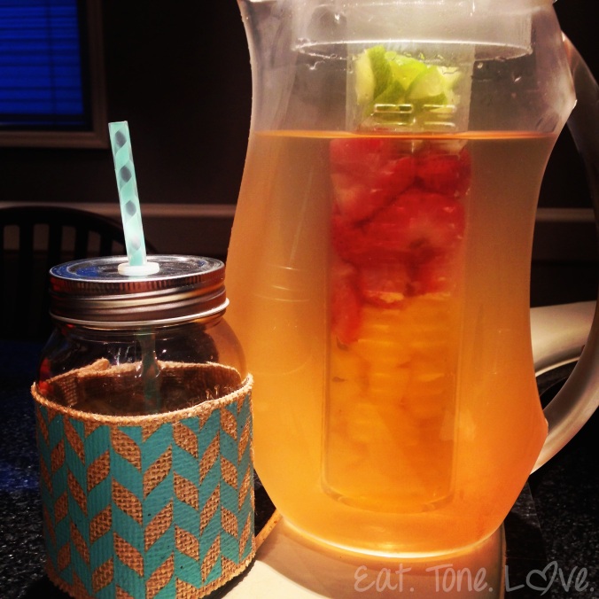 Strawberry Mango Lime Infused Water